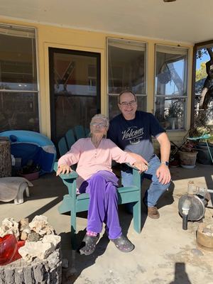 Louise and Benjamin, Granbury, December 10, 2018